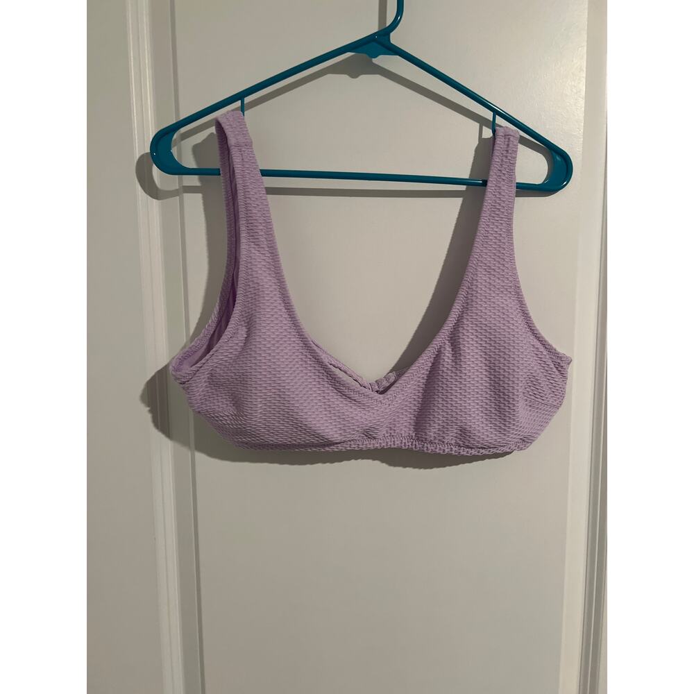 Aerie Jacquard Voop Plunge Bikini Top – Size XL